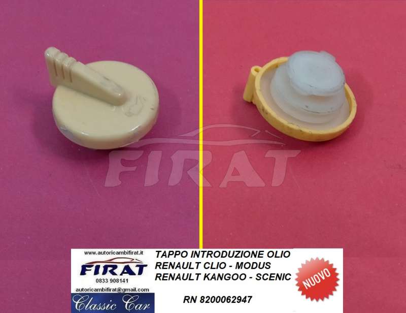 TAPPO INTRODUZIONE OLIO RENAULT CLIO-MODUS-SCENIC (8200062947)
